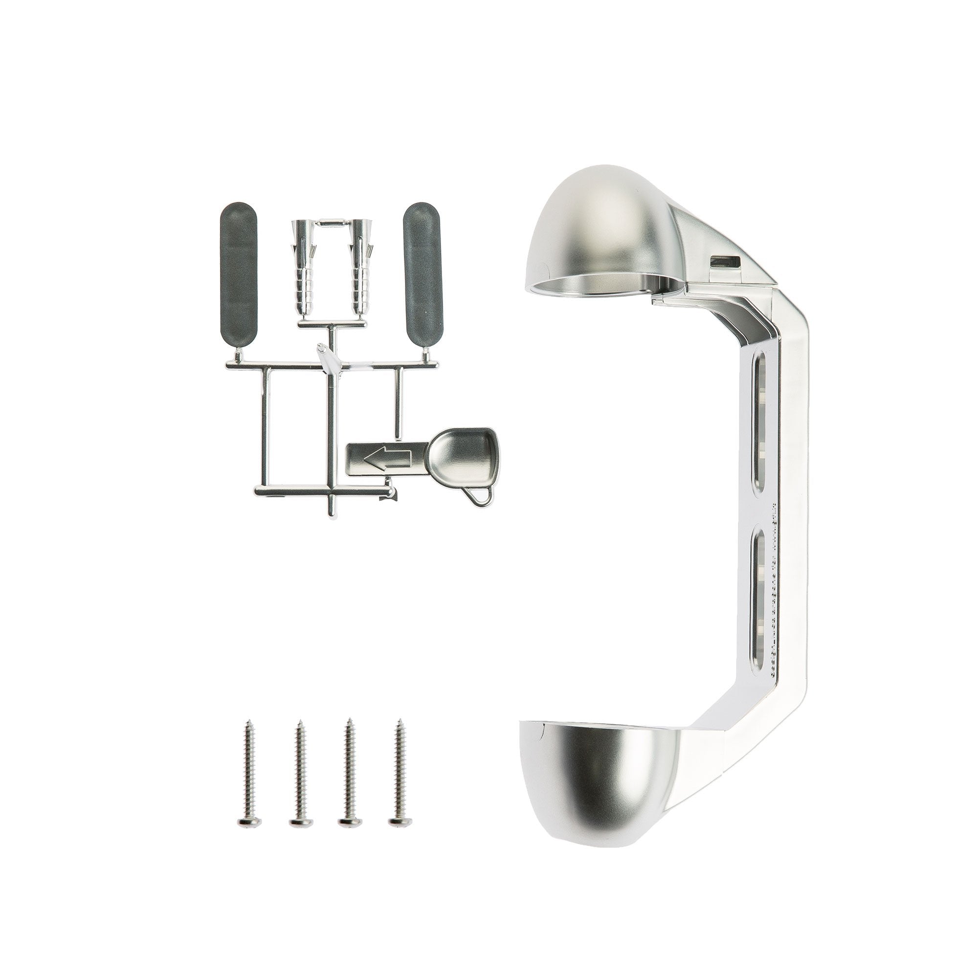 Matt Silver Metalized Dispenser Holder