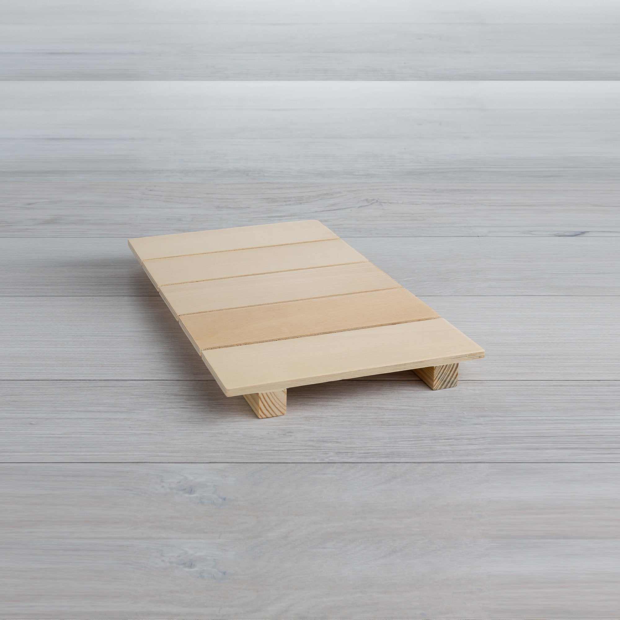 No Logo Rectangular Wood Tray