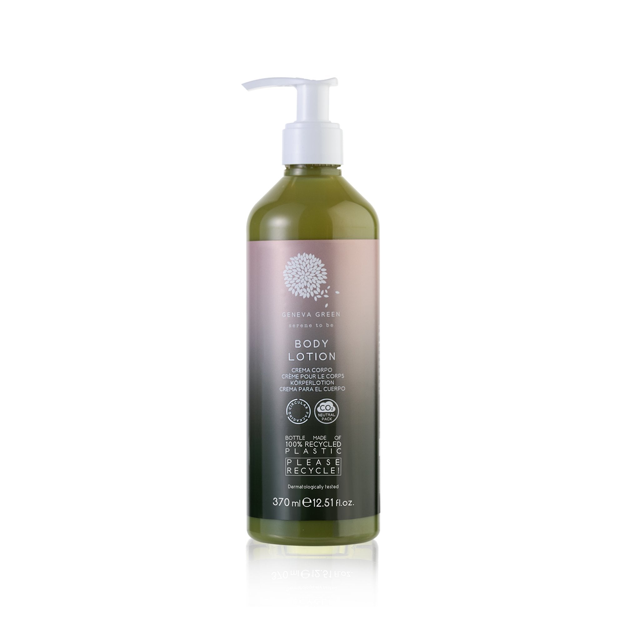 Geneva Green Body Lotion Refillable Bottle (370 ml)
