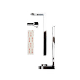 Chrome Abs Adhesive Wall Bracket For Pump Dispenser