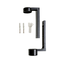 Black Holder With Screws, For Squeezable Dispenser - 10Pack