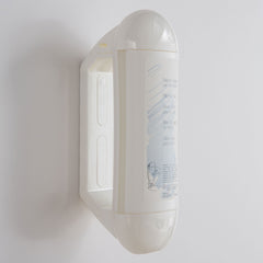White Holder With Double-sided Tape, For Squeezable Dispenser - 20Pack