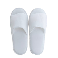 No Logo Room Slippers Eco In Polyester Sponge, Open On Top - 100Pack