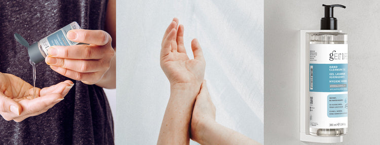 PROTECTION, EVERYWHERE. THERE ARE SEVERAL POSSIBILITIES TO PROTECT US AND THE PEOPLE WE CARE: DEEPLY CLEANSING YOUR SKIN AND DISINFECTING YOUR HANDS ARE AMONG THEM. GFL Gel for Life HAND CLEANSING GEL.