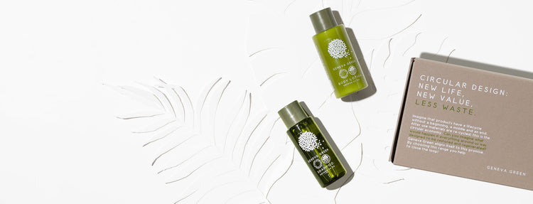 Geneva green Consciuos Beauty Amenities. Eco-responsible choices are a daily based commitment. GFL Green Amenities