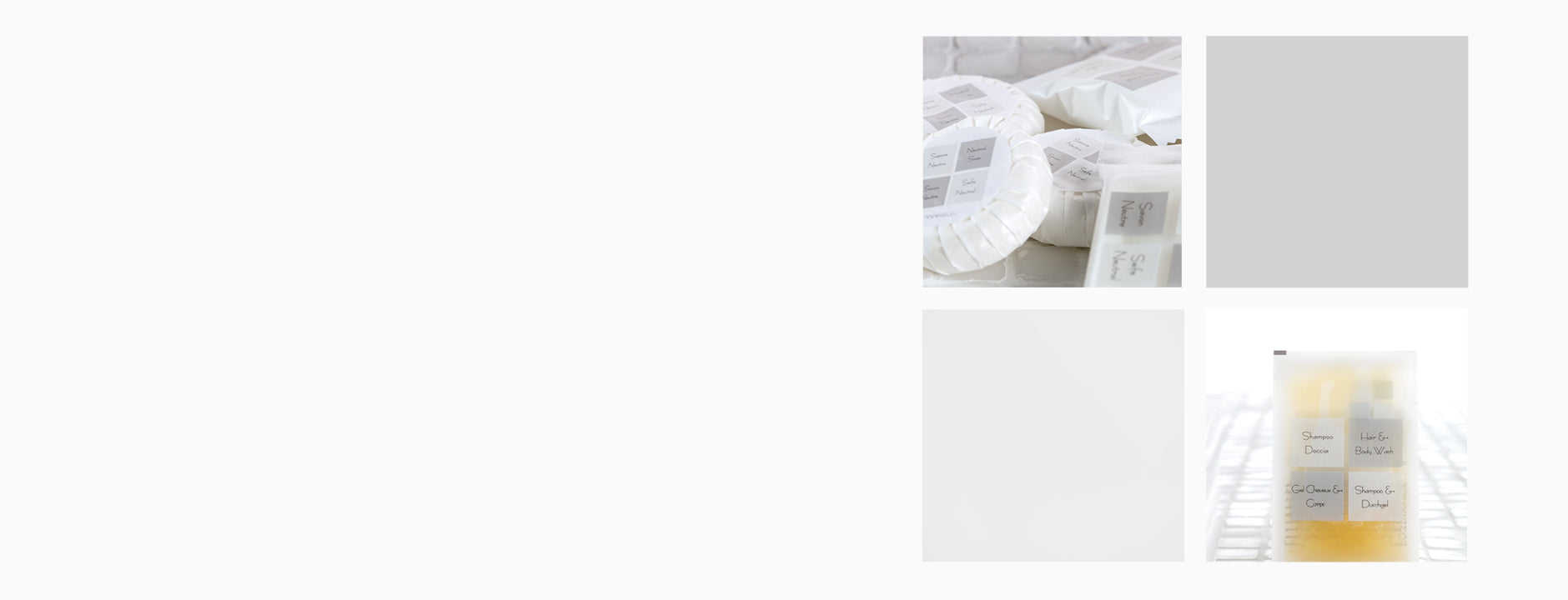 Gfl Neutra amenities collection made in italy without parabens and phenoxyethanol
