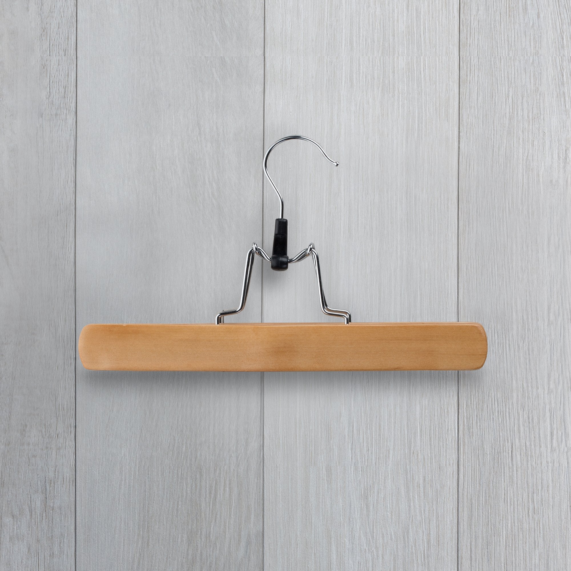 No Logo Pants-Hanger in Wood with Hook 