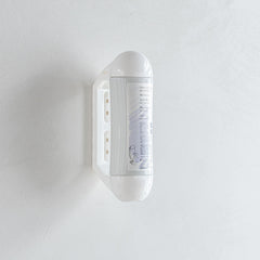 White Holder With Double-sided Tape, For Squeezable Dispenser - 20Pack