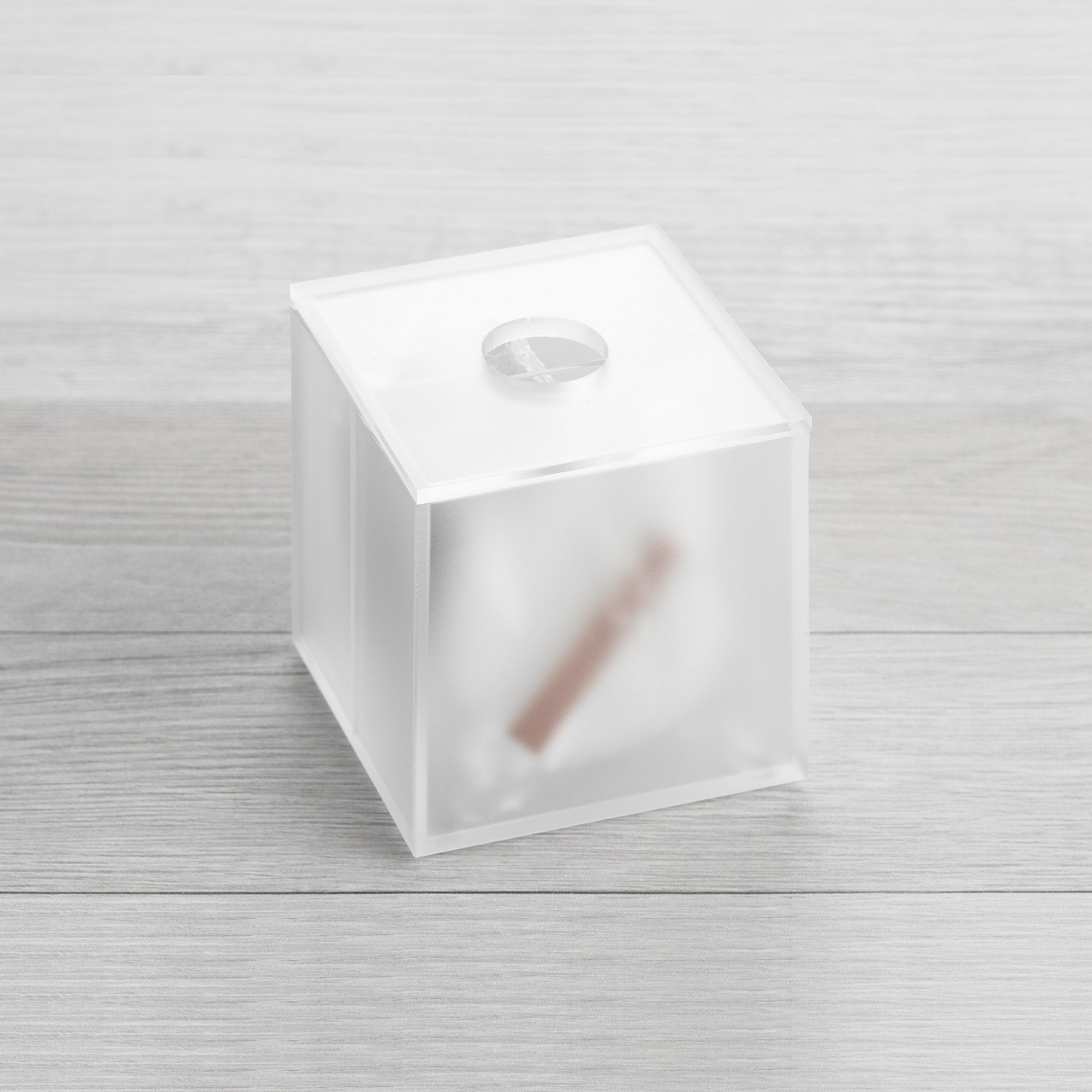 No Logo Translucent Plexi Box