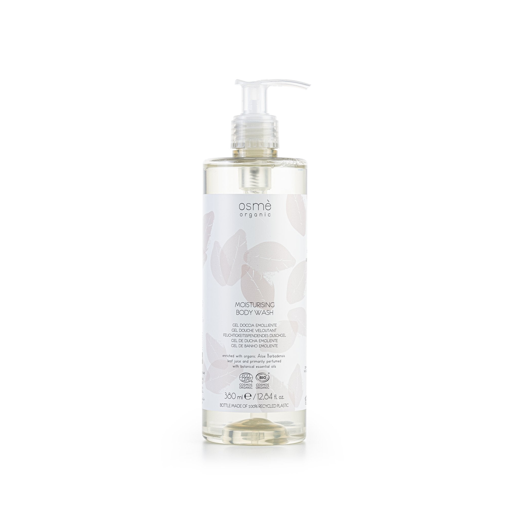 Osmè Organic Certified Moisturising Body Wash With Locked Pump (380 ml)