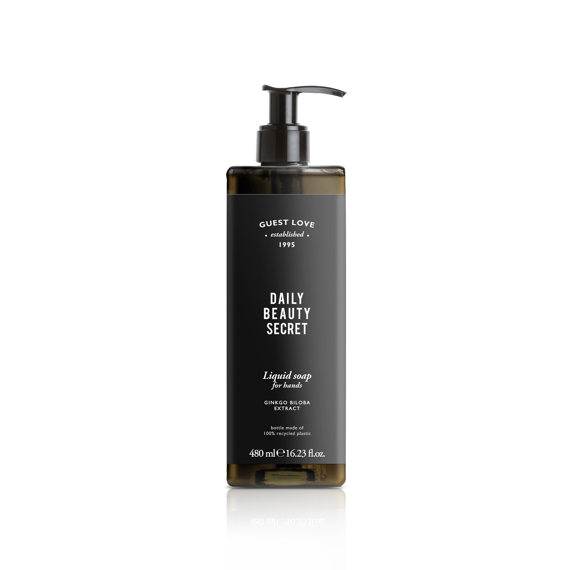 Guest Love Liquid Hand Soap Refillable Bottle (480 ml) 