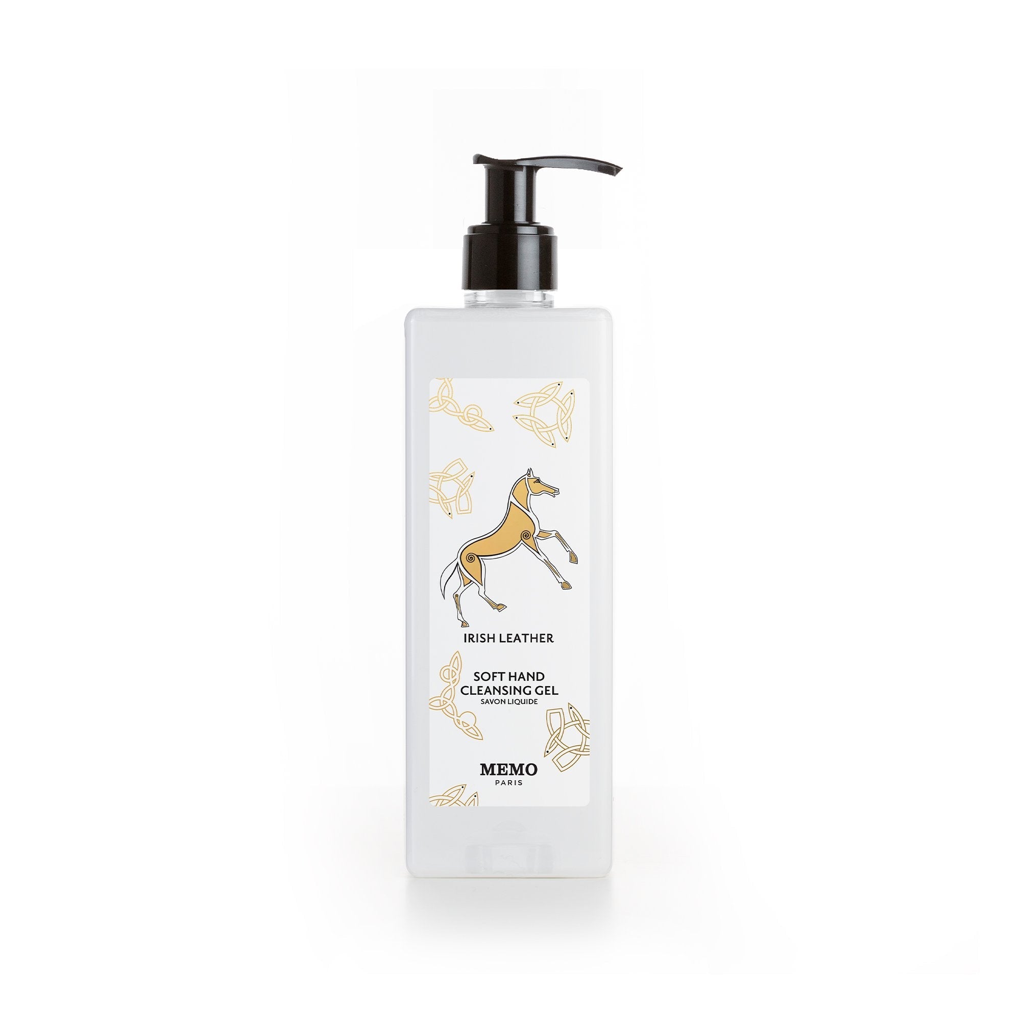 Memo "Irish Leather" Soft Hand Cleansing Gel With Locked Pump (480 ml) 