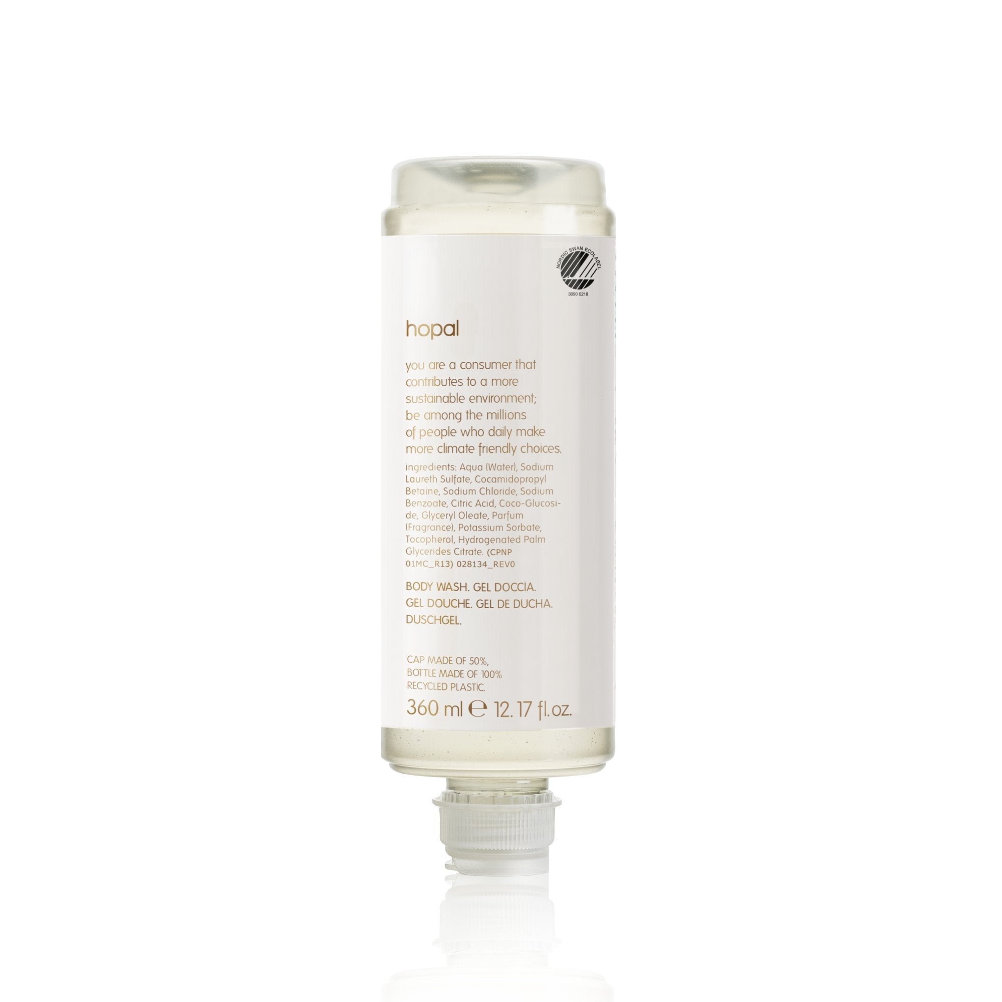 Hopal Nordic Ecolabel Body wash (360 ml)