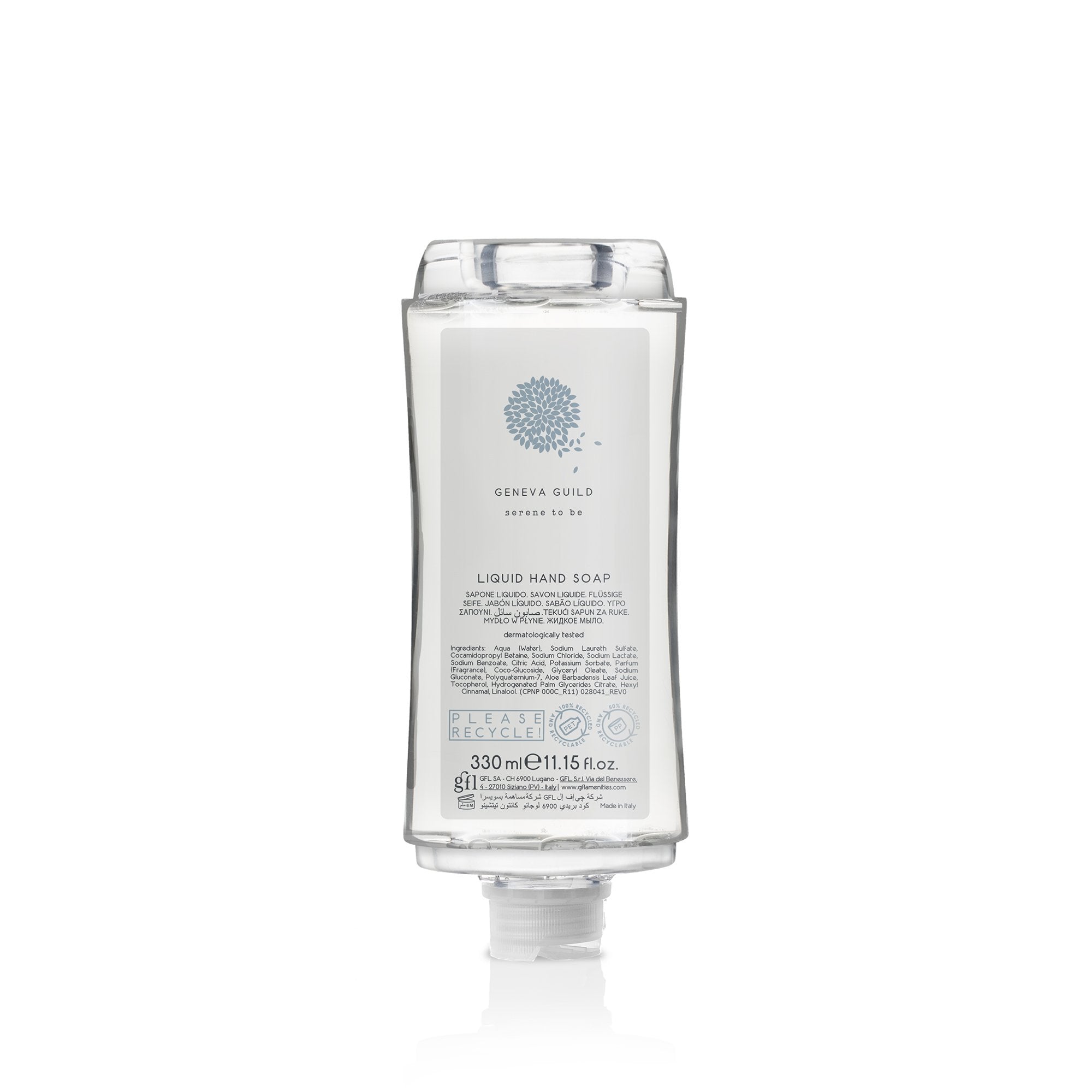 Geneva Guild Liquid Hand Soap Cartridge For Dispenser (330 ml)