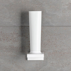White Abs Short Support Bracket For "Shelfsoap" Dispenser 