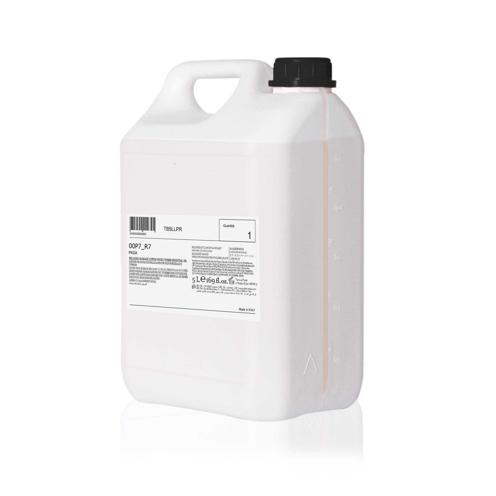 Prija relaxing massage lotion (5 L)
